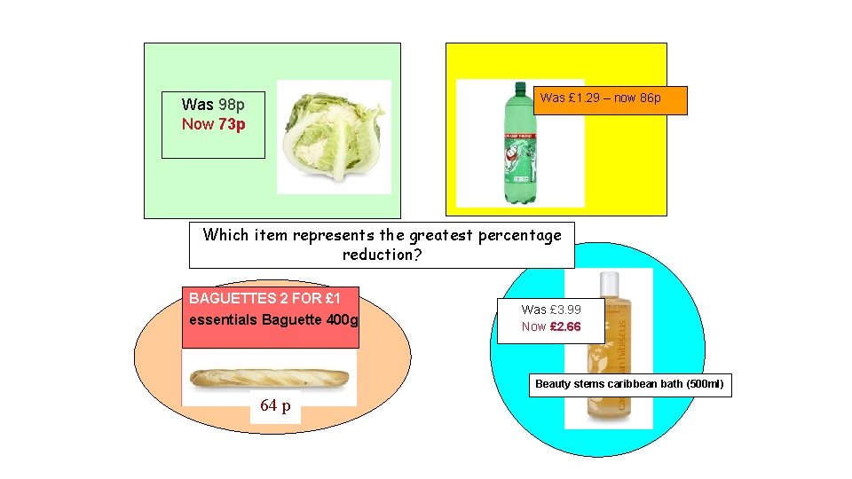 Was £ 1. 29 – now 86 p Was 98 p Now 73 p