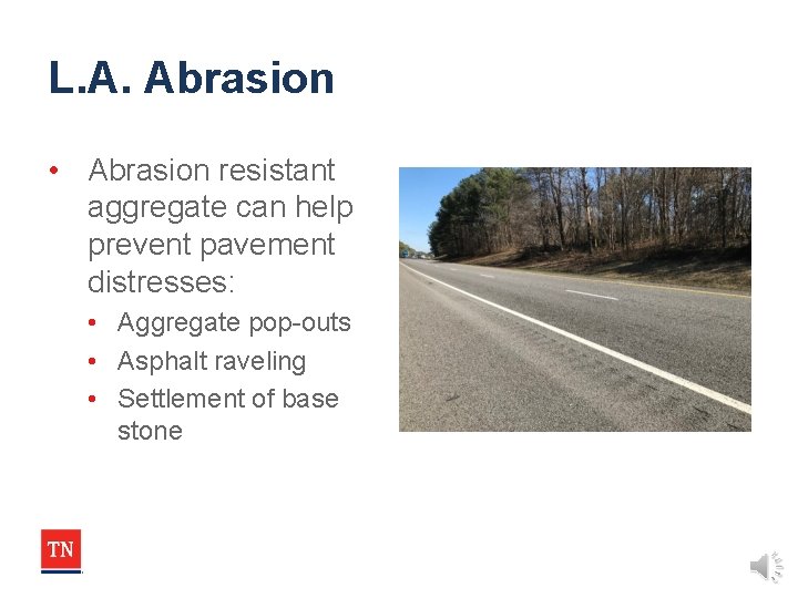 L A Abrasion References TDOT Standard Specifications AASHTO