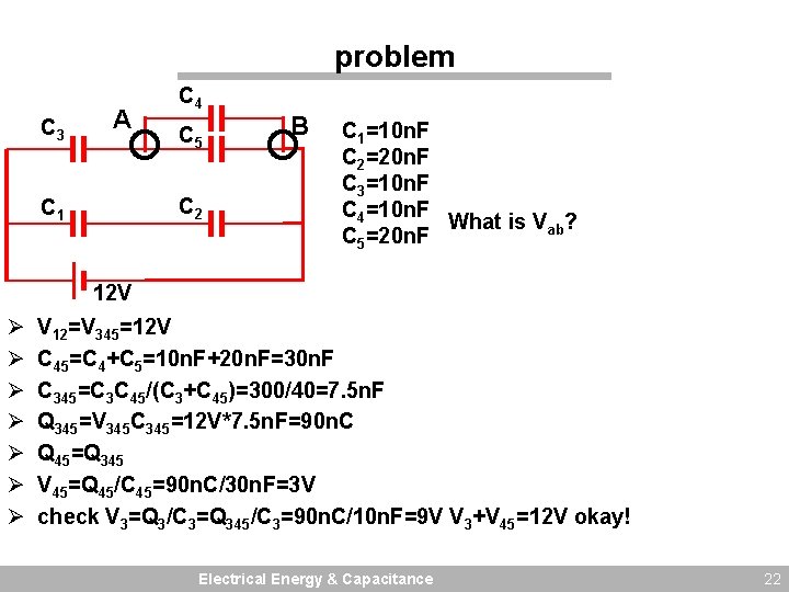 problem C 3 A C 4 C 5 C 2 C 1 B C