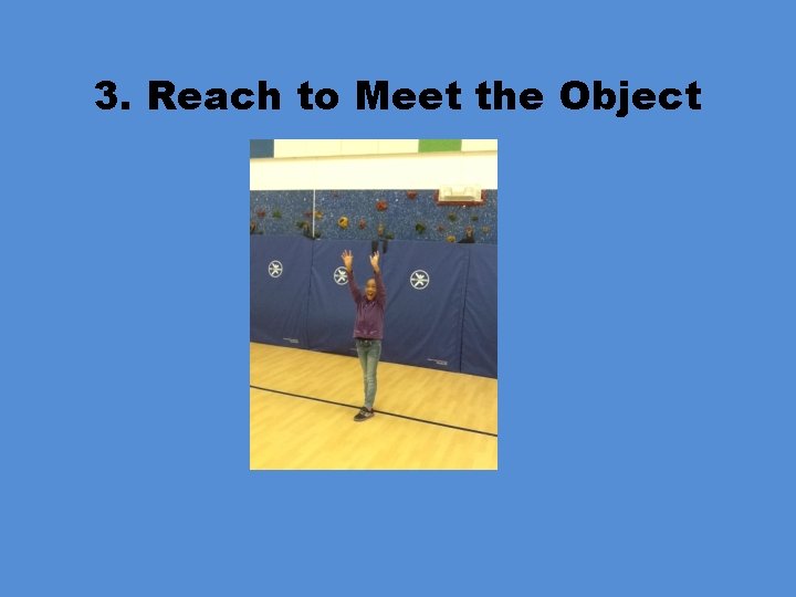 3. Reach to Meet the Object 