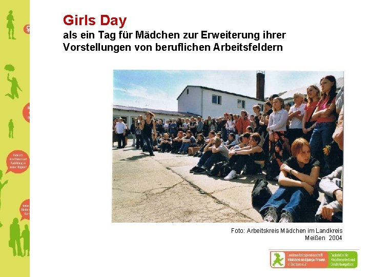 Girls Day als ein Tag für Mädchen zur Erweiterung ihrer Vorstellungen von beruflichen Arbeitsfeldern