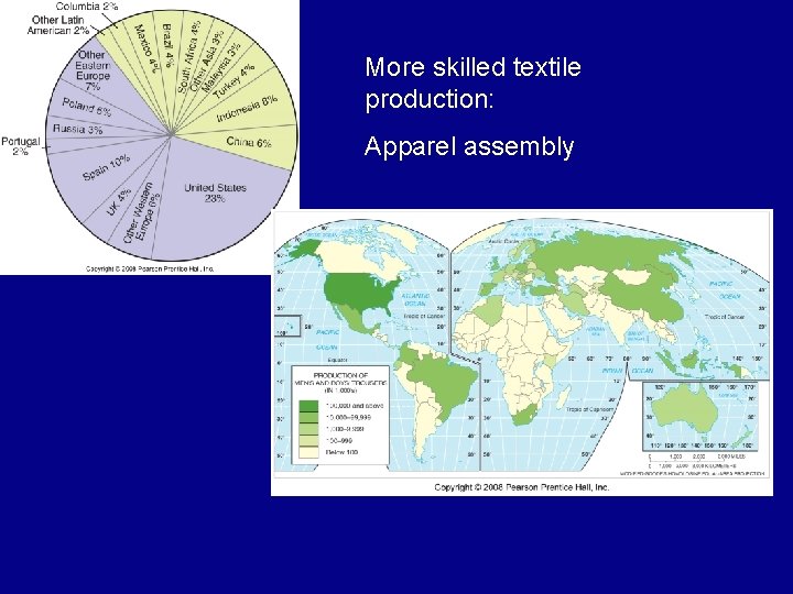 More skilled textile production: Apparel assembly 