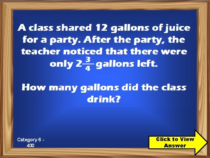 Category 6 400 Click to View Answer 