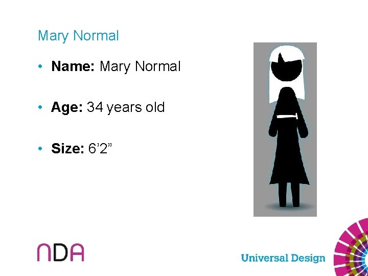 Mary Normal • Name: Mary Normal • Age: 34 years old • Size: 6’