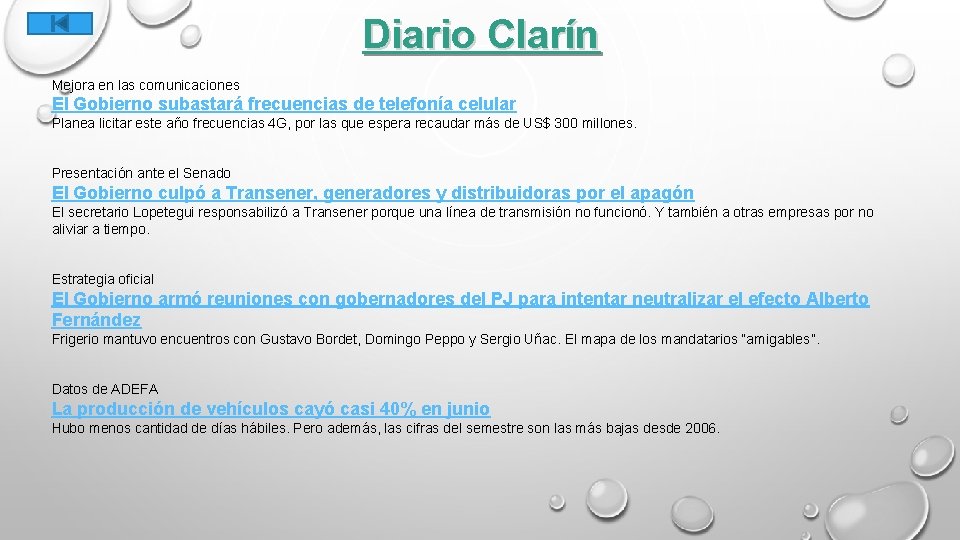 Diario Clarín Mejora en las comunicaciones El Gobierno subastará frecuencias de telefonía celular Planea