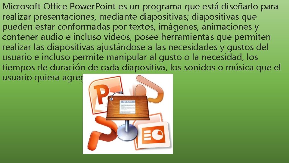 Para que sirve power point Colegio Josu mirlo