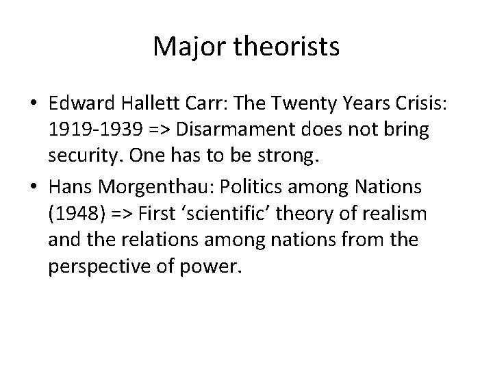 Realism Associate Professor Dr Cenk Aygl Realism It