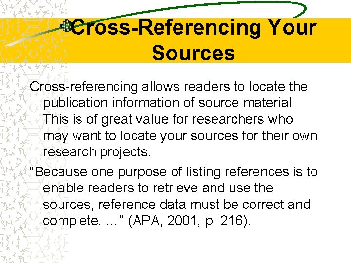 APA Style Rehabilitation Research RCS 6740 May 18