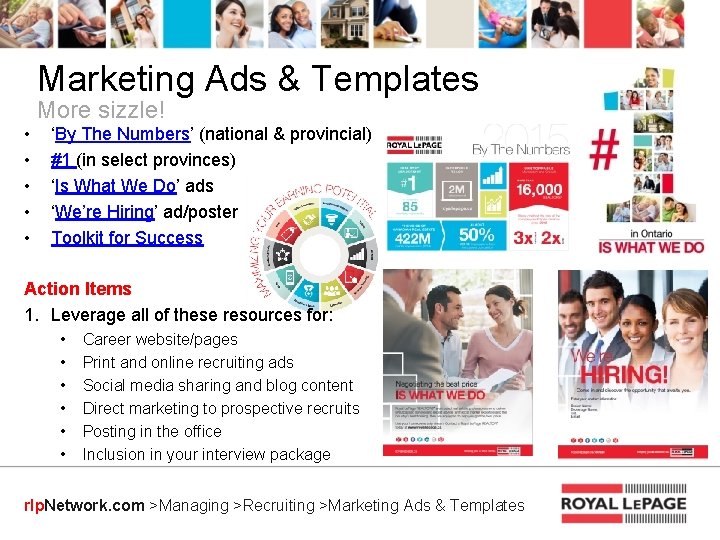 Marketing Ads & Templates More sizzle! • • • ‘By The Numbers’ (national &