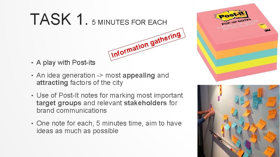 TASK 1. 5 MINUTES FOR EACH g n i r e h t a