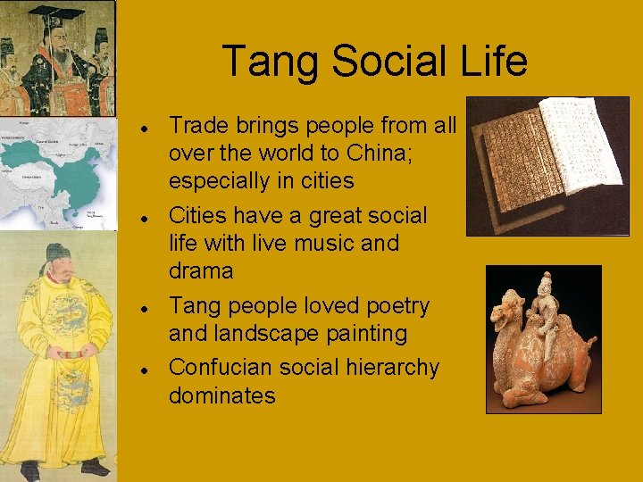 Tang Social Life Trade brings people from all over the world to China; especially