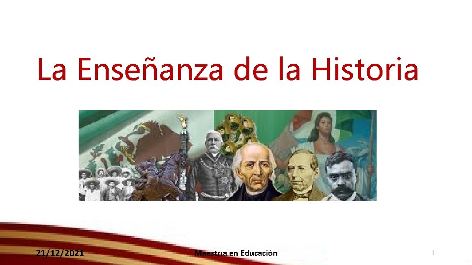 La Enseanza de la Historia 21122021 Maestra en