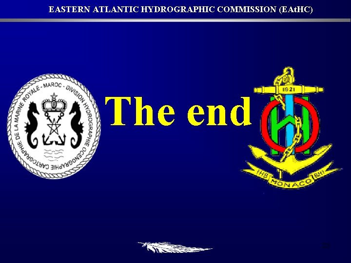 EASTERN ATLANTIC HYDROGRAPHIC COMMISSION (EAt. HC) The end 23 