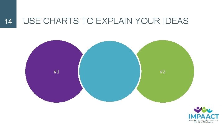 14 USE CHARTS TO EXPLAIN YOUR IDEAS #1 #2 