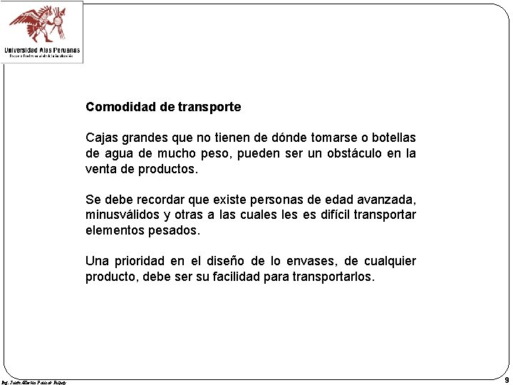 Comodidad de transporte Cajas grandes que no tienen de dónde tomarse o botellas de