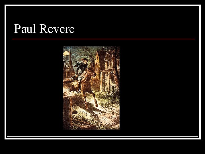 Paul Revere 