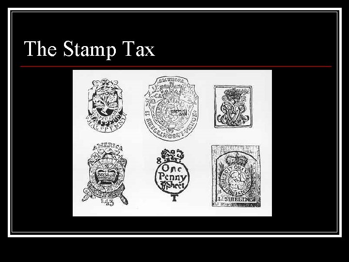 The Stamp Tax 