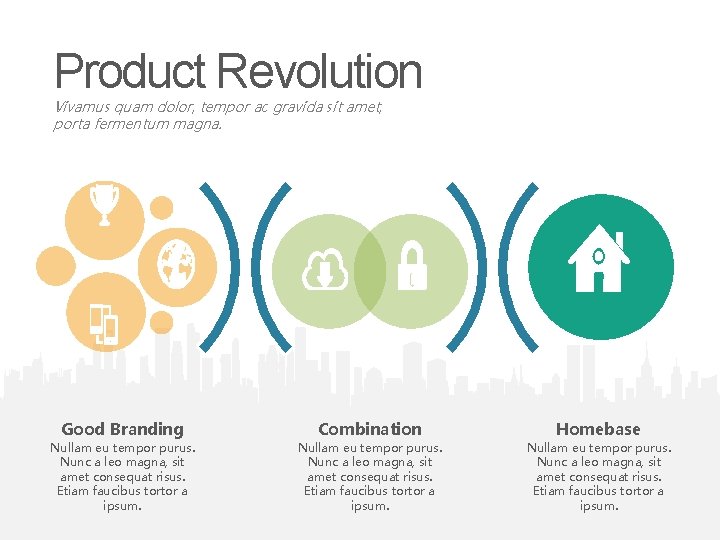 Product Revolution Vivamus quam dolor, tempor ac gravida sit amet, porta fermentum magna. Good