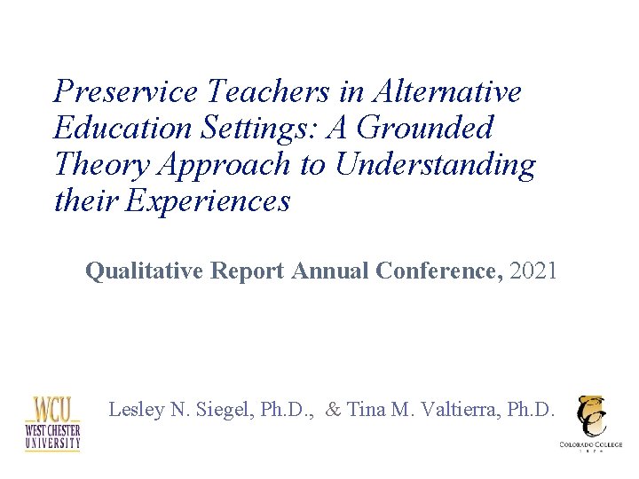 Preservice Teachers in Alternative Education Settings: A Grounded Theory Approach to Understanding their Experiences