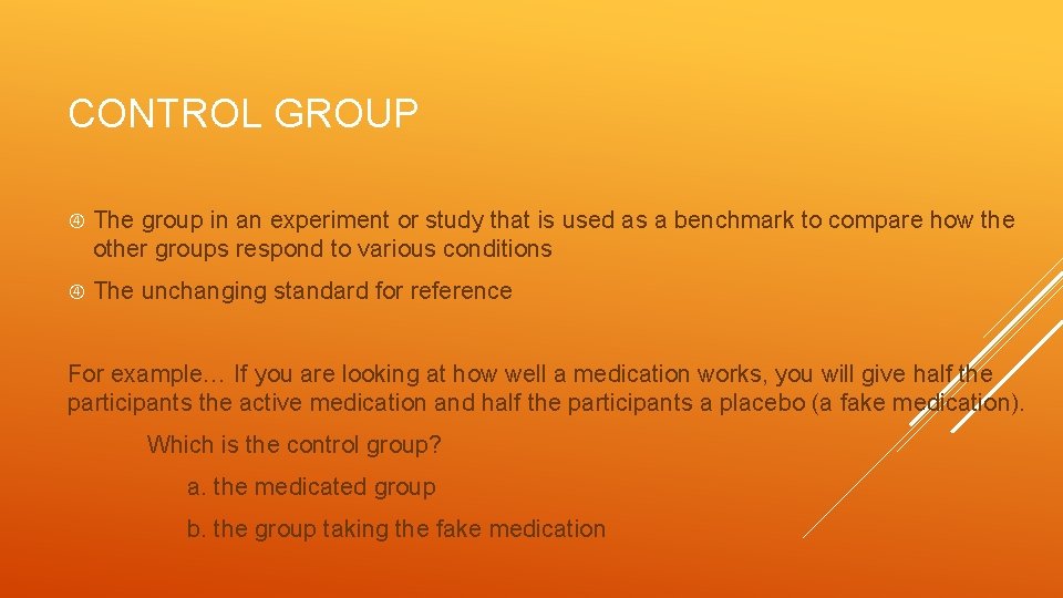 WARMUP TOPIC Scientific Method Part 2 OBJECTIVES SWBAT