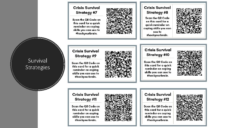 Survival Strategies VCS Survival Strategies VCS
