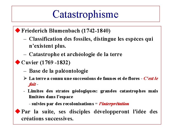 Evolution biologique gense et laboration des concepts Thierry