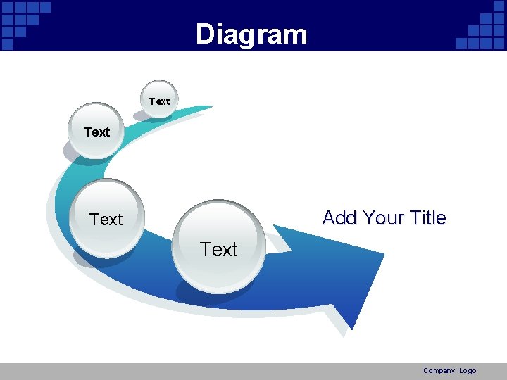 Diagram Text Add Your Title Text Company Logo 