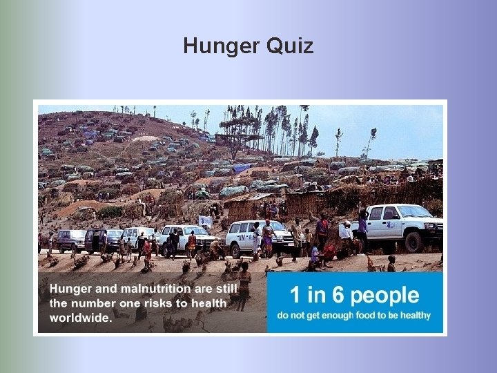 Hunger Quiz 