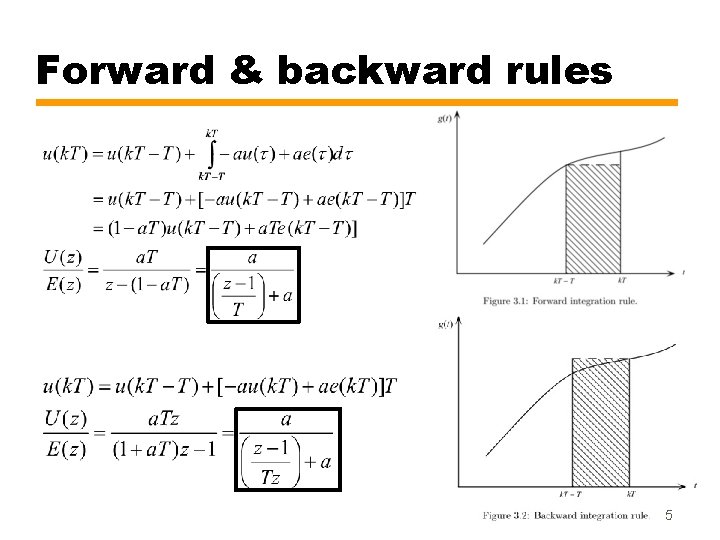 Forward & backward rules 5 