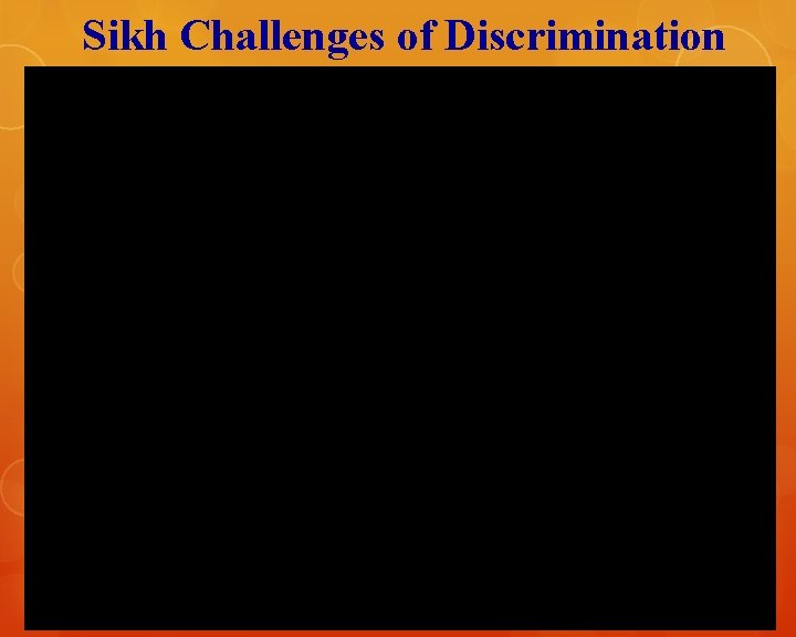 Sikh Challenges of Discrimination 