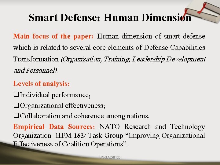 Smart Defence Rakovski National Defence Academy Defence Advanced Research Institute