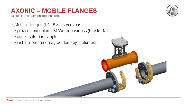 AXONIC – MOBILE FLANGES Axonic comes with unique features » Mobile Flanges (PN 16