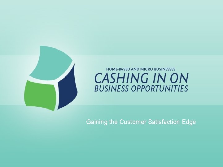 Gaining the Customer Satisfaction Edge 