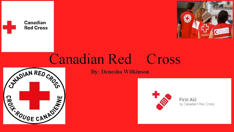 Canadian Red Cross By: Denesha Wilkinson 