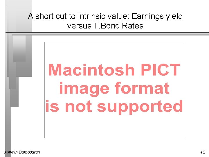 A short cut to intrinsic value: Earnings yield versus T. Bond Rates Aswath Damodaran