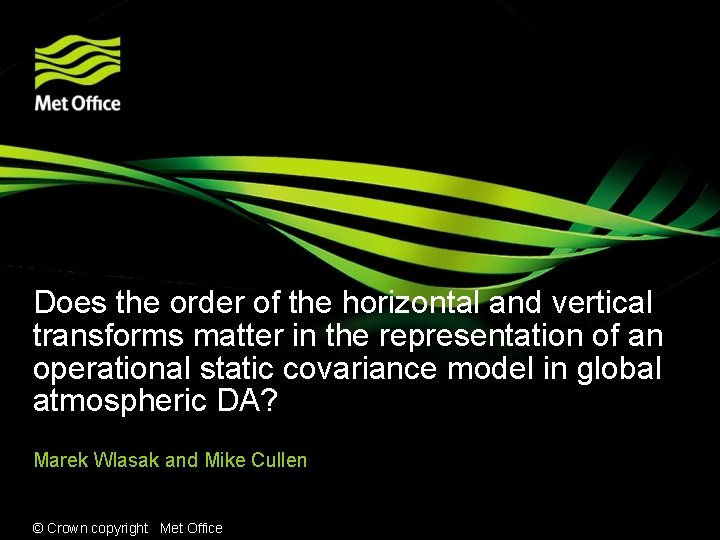 Does the order of the horizontal and vertical transforms matter in the representation of