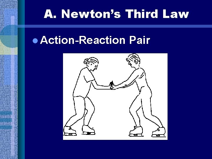 A. Newton’s Third Law l Action-Reaction Pair 