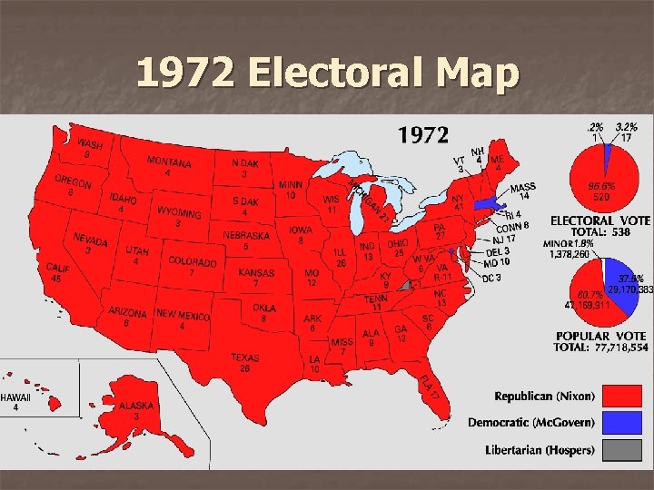 1972 Electoral Map 