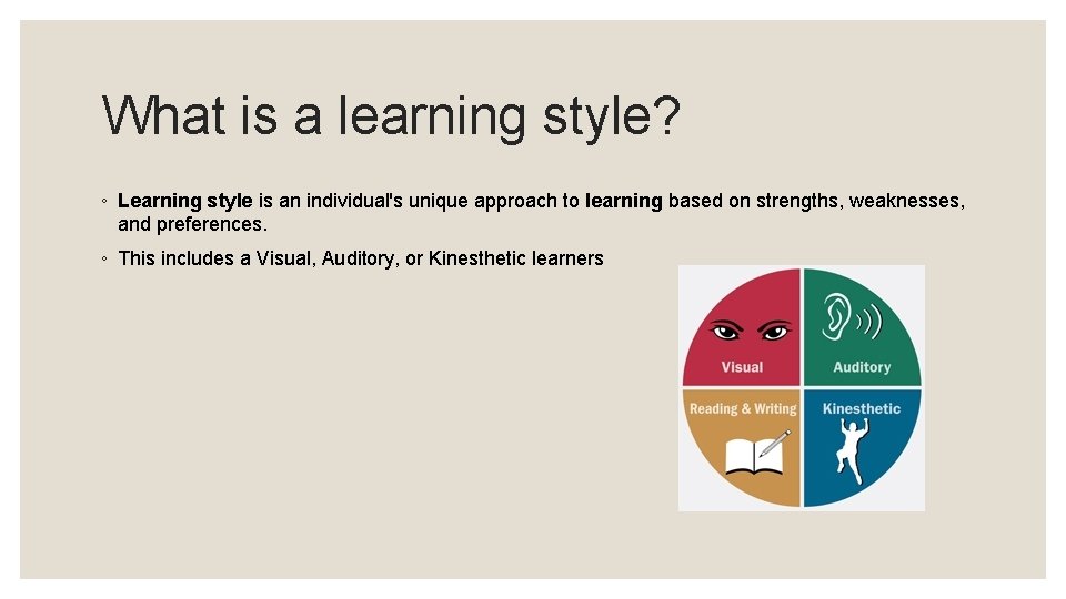 LEARNING STYLES MULTIPLE INTELLIGENCES Jessica Williams What is