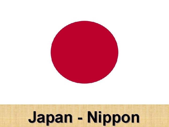 Japan - Nippon 