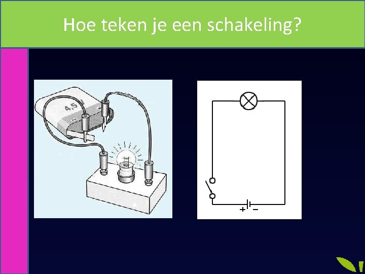 Hoe teken je een schakeling? 