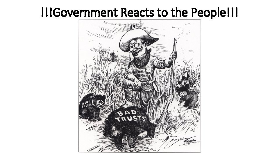 !!!Government Reacts to the People!!! 
