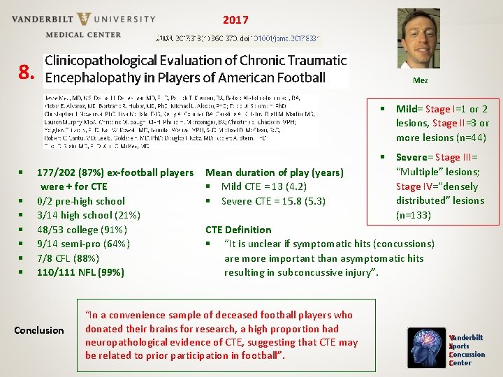 2017 8. Mez Mild= Stage I=1 or 2 lesions, Stage II=3 or more lesions