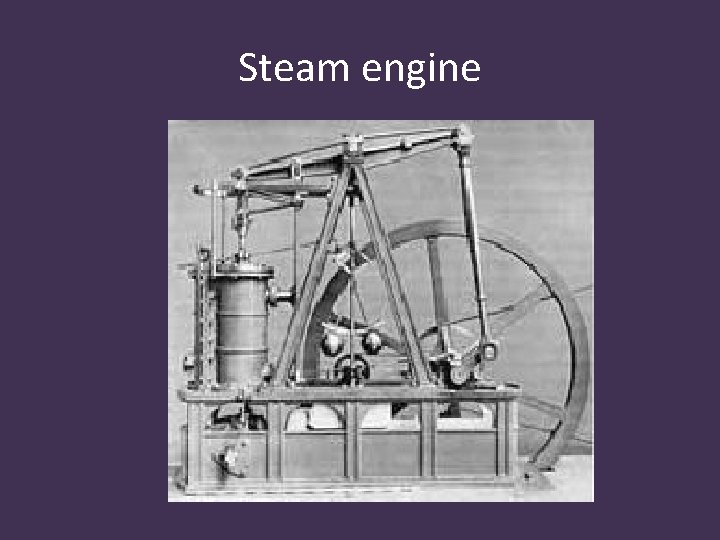 Steam engine 