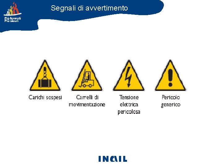 Segnali di avvertimento 