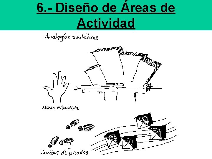 6. - Diseño de Áreas de Actividad 