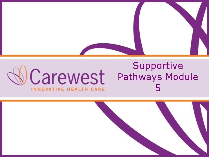 Supportive Pathways Module 5 