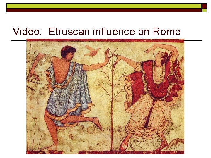 Video: Etruscan influence on Rome Video: Etruscan influence on Rome