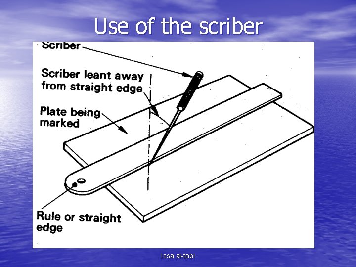 Use of the scriber Issa al-tobi 