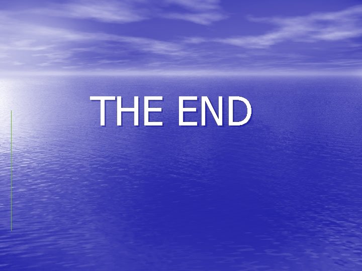 THE END 